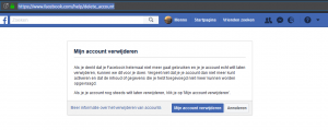 verwijder-facebook-account