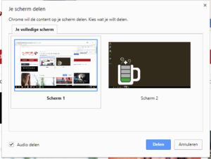 Chromecast als 2de scherm